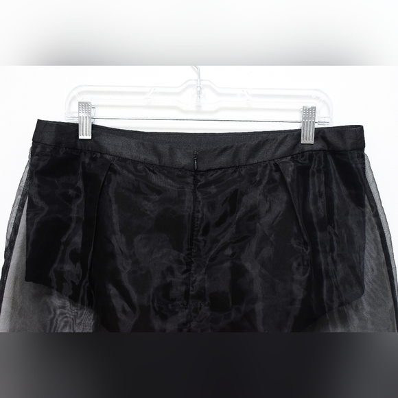 NWT Anthropologie Sunday in Brooklyn Sheer Skirt Midi Size L 90s Minimalist - Picture 9 of 12